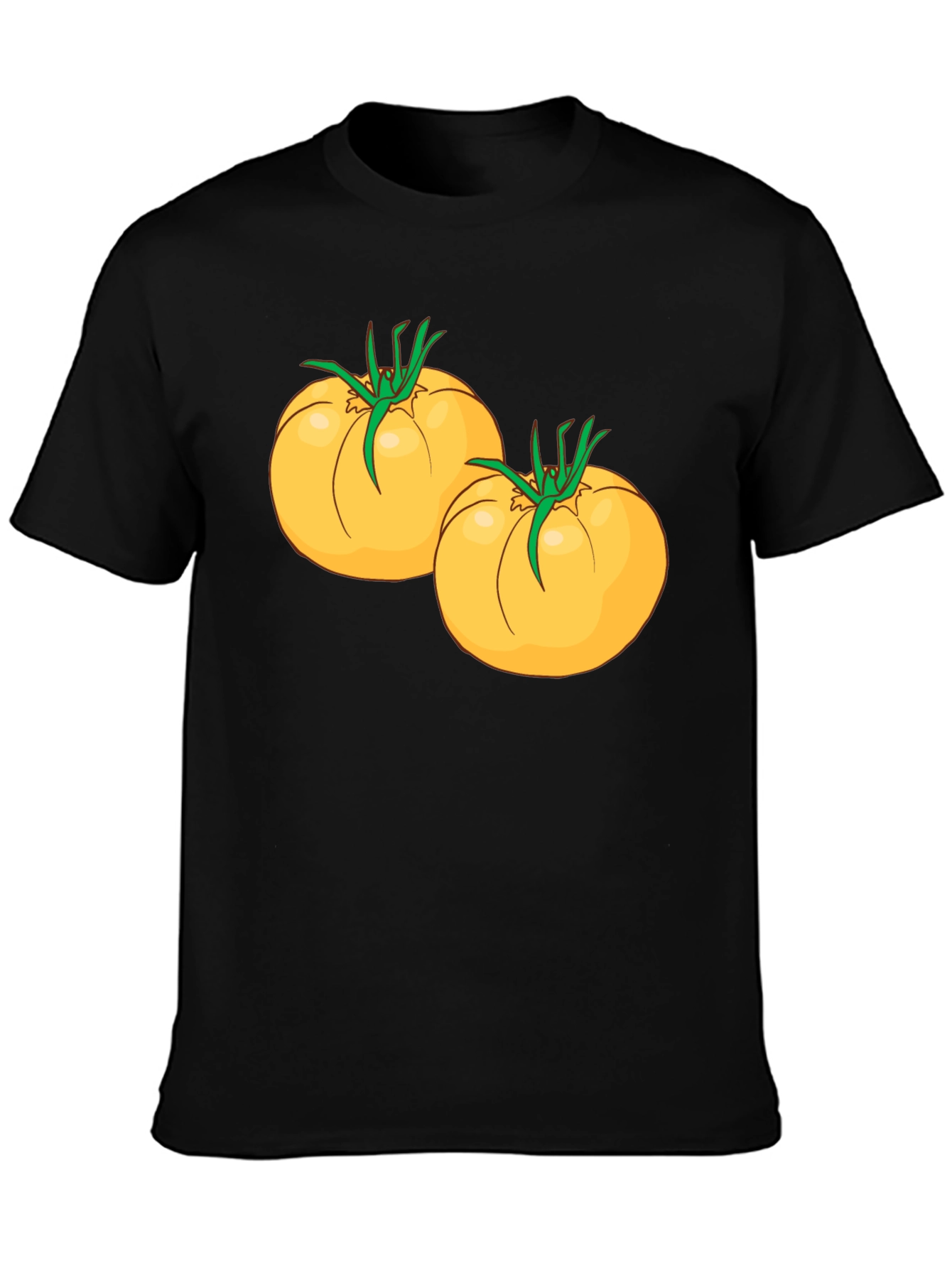 Tomato Graphic Black T-Shirt