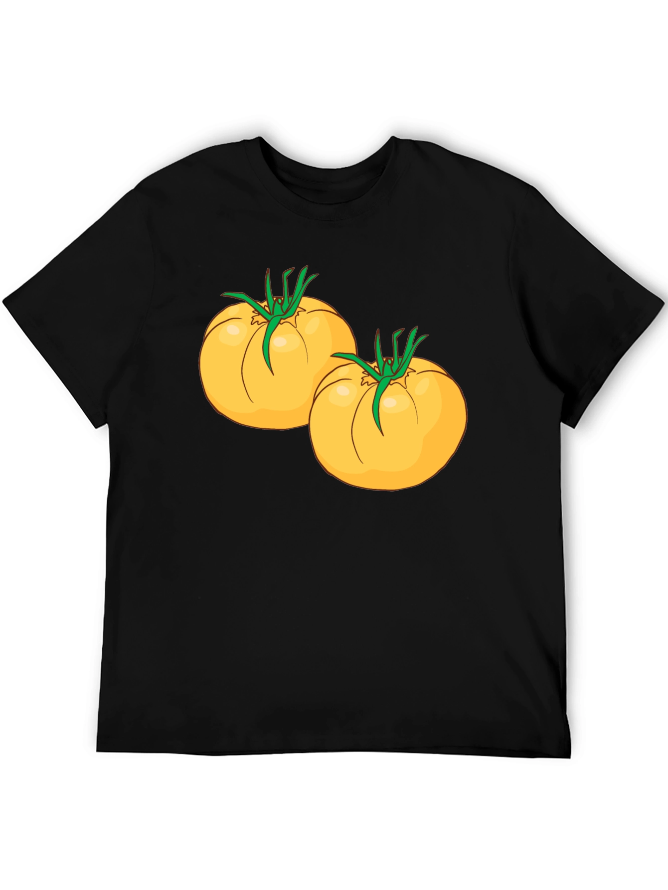 Tomato Graphic Black T-Shirt