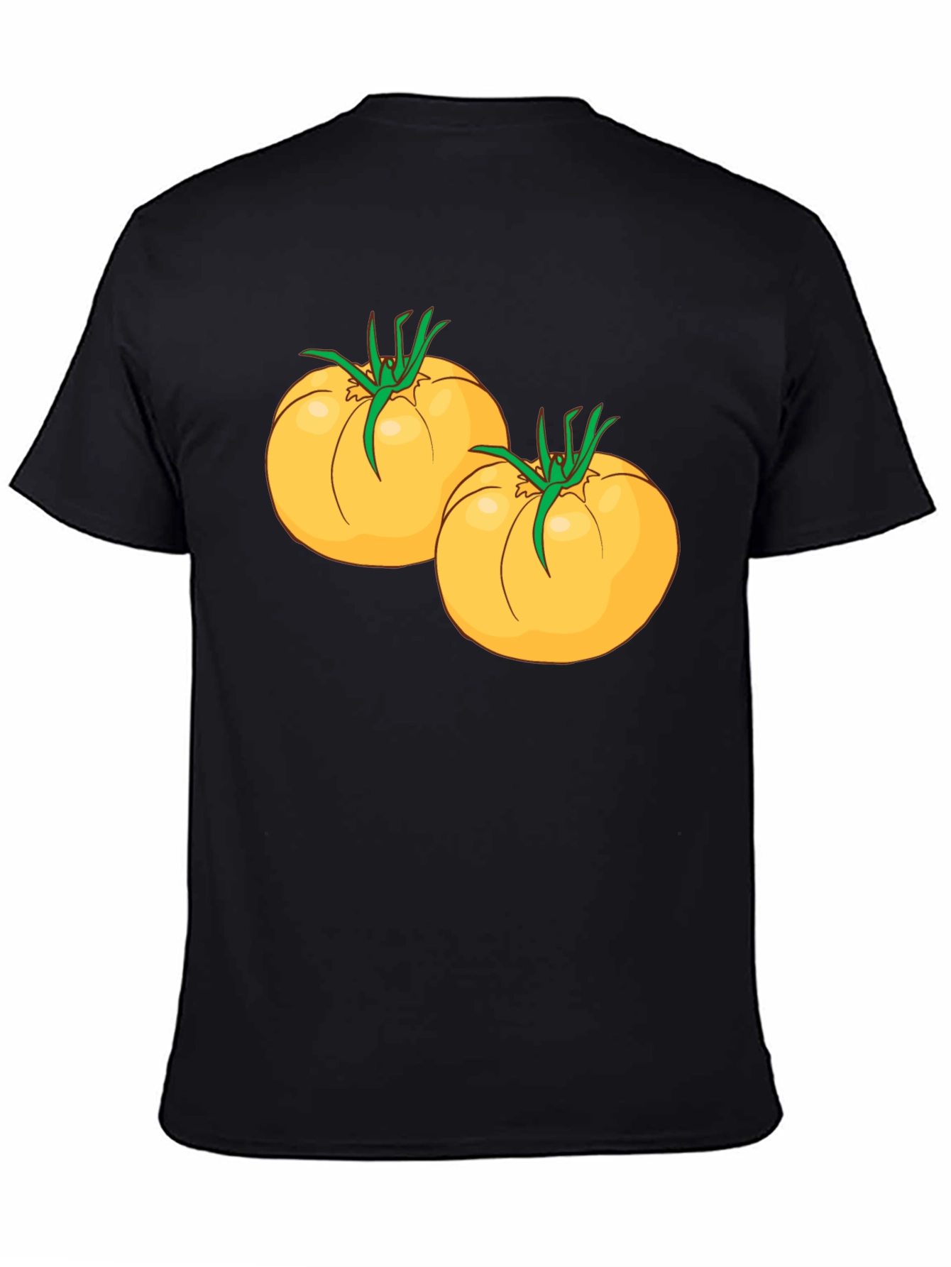 Tomato Graphic Black T-Shirt