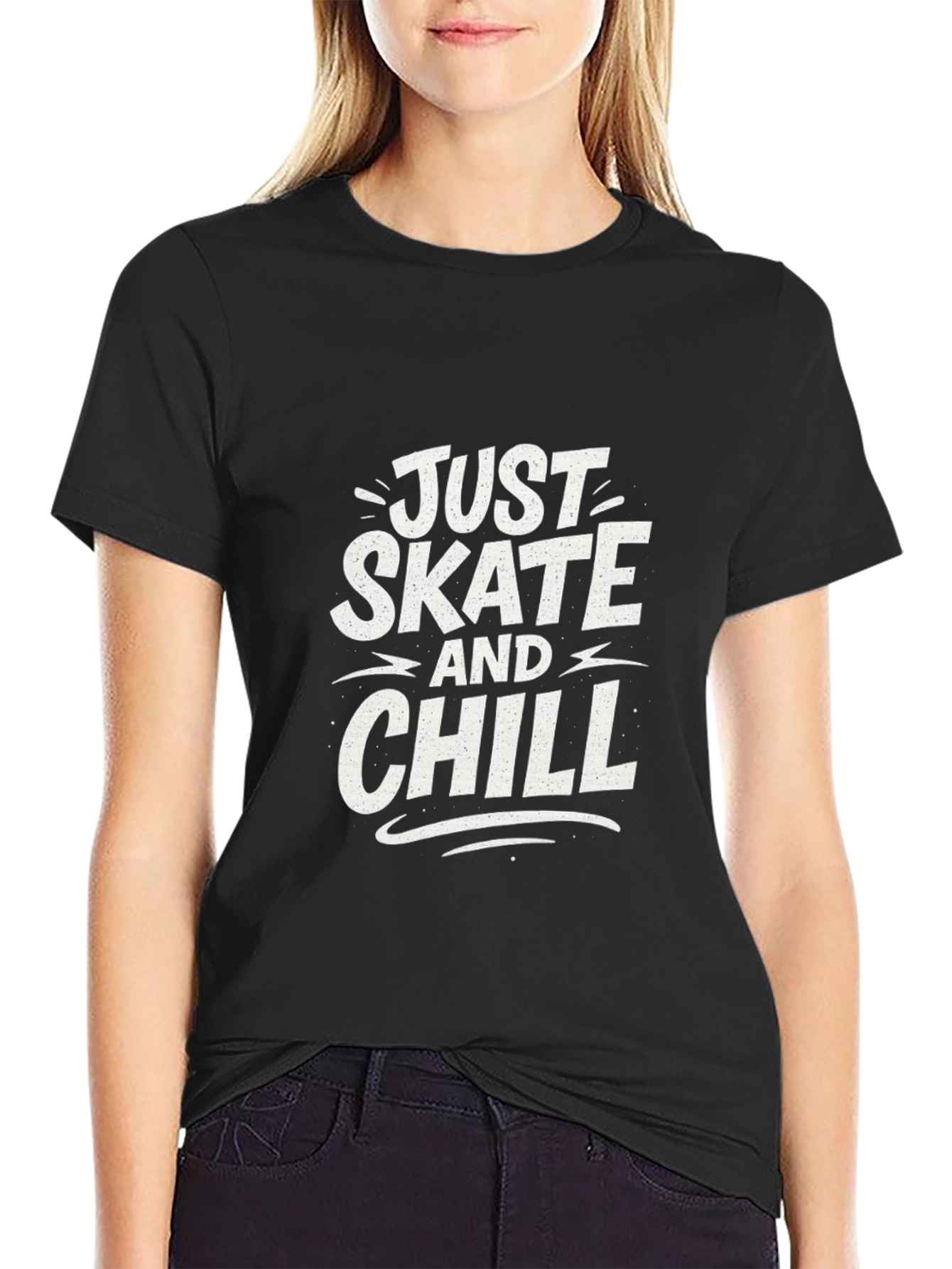 Just Skate and Chill Graphic Tee
