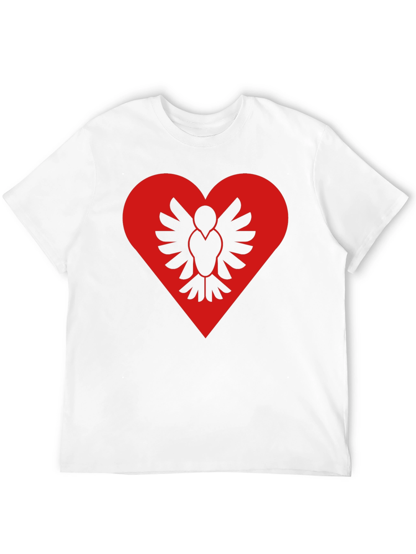 Albanian Pride Heart T-Shirt - Black Cotton Tee