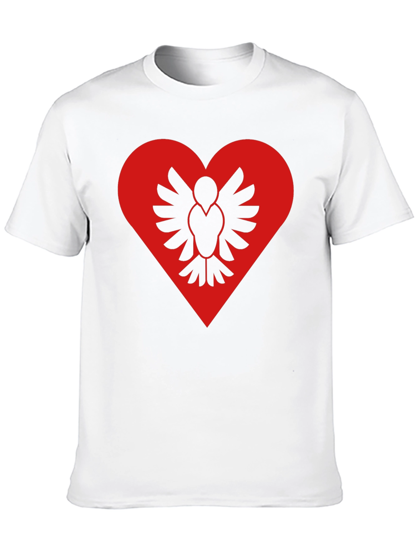 Albanian Pride Heart T-Shirt - Black Cotton Tee