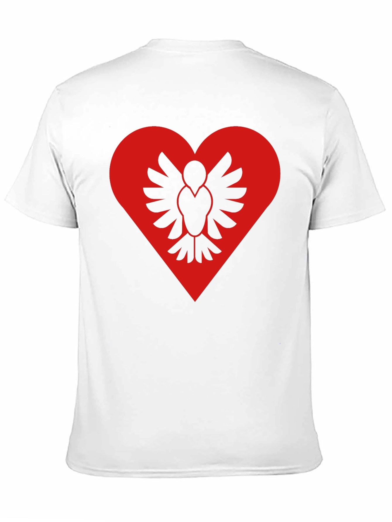 Albanian Pride Heart T-Shirt - Black Cotton Tee