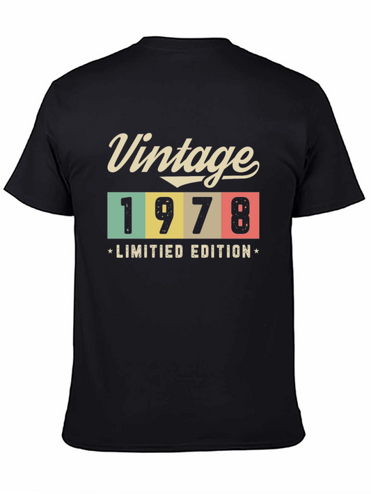 Vintage 1978 Limited Edition Black T-Shirt