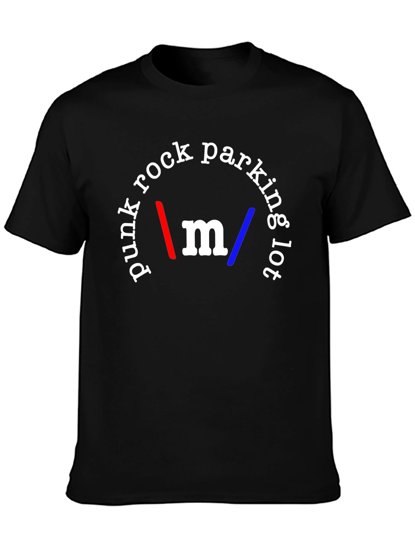 Punk Rock Parking Lot Black T-Shirt