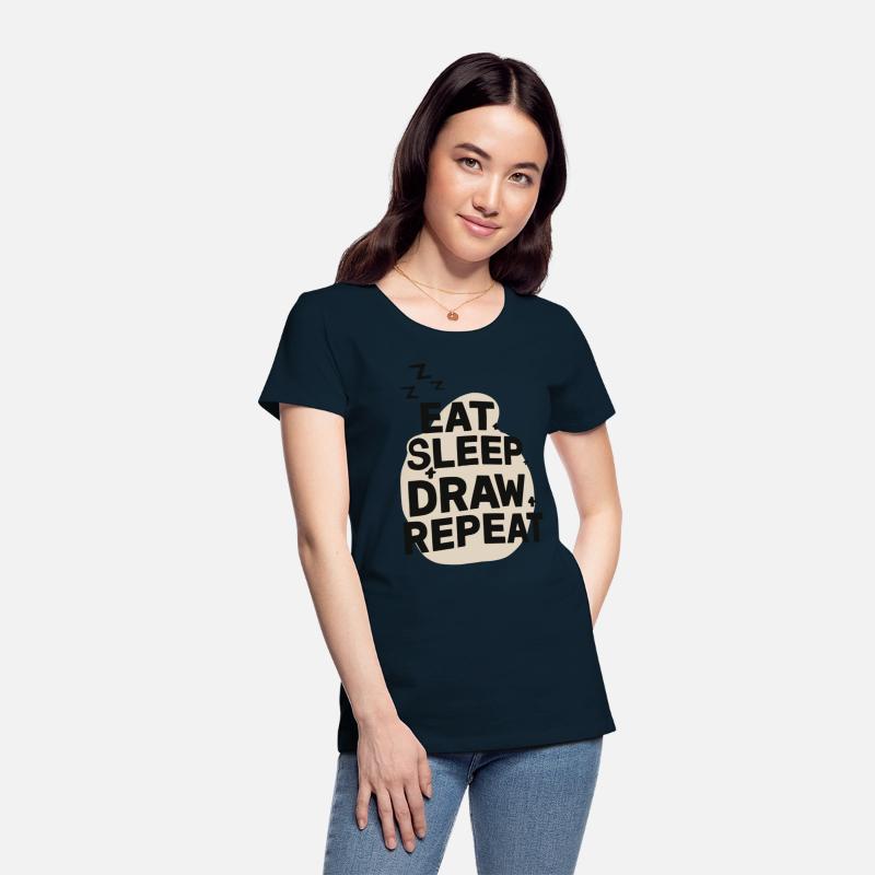 Eat Sleep Art Repeat Funny Artist Creative Gift
