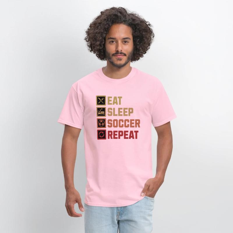 Eat Sleep Soccer Repeat Soccer Player Routine