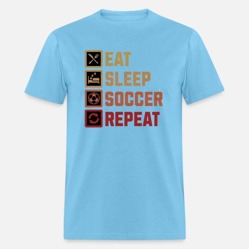 Eat Sleep Soccer Repeat Soccer Player Routine