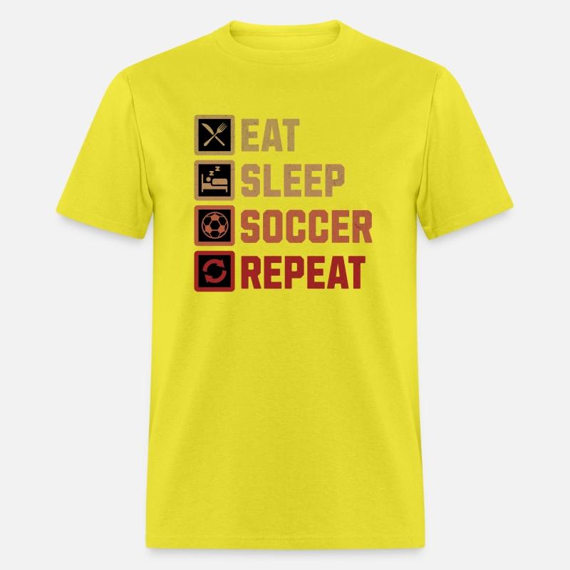 Eat Sleep Soccer Repeat Soccer Player Routine