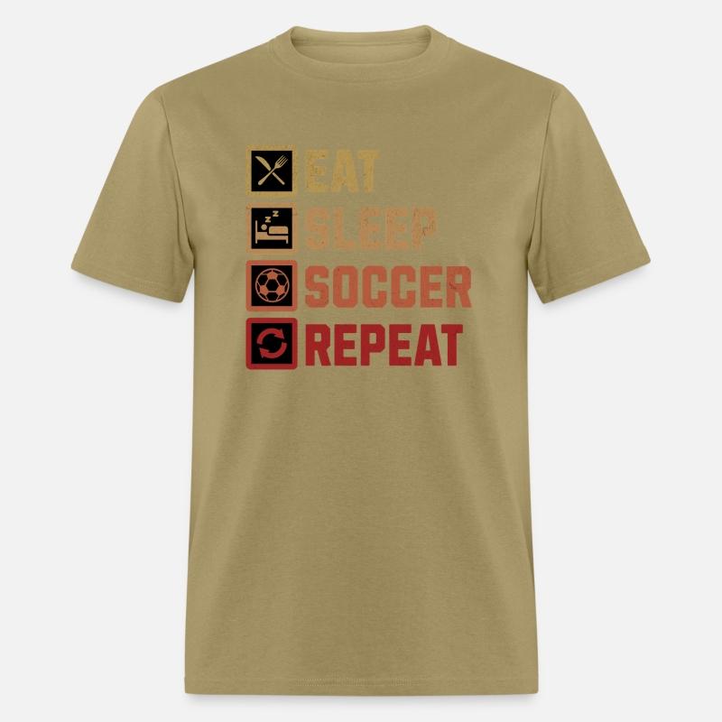 Eat Sleep Soccer Repeat Soccer Player Routine