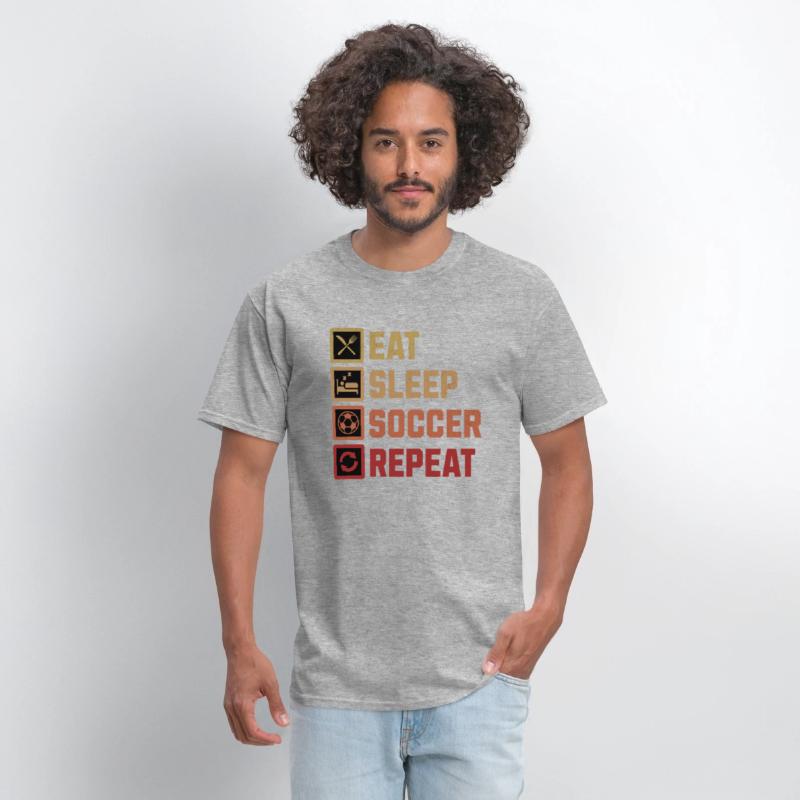 Eat Sleep Soccer Repeat Soccer Player Routine