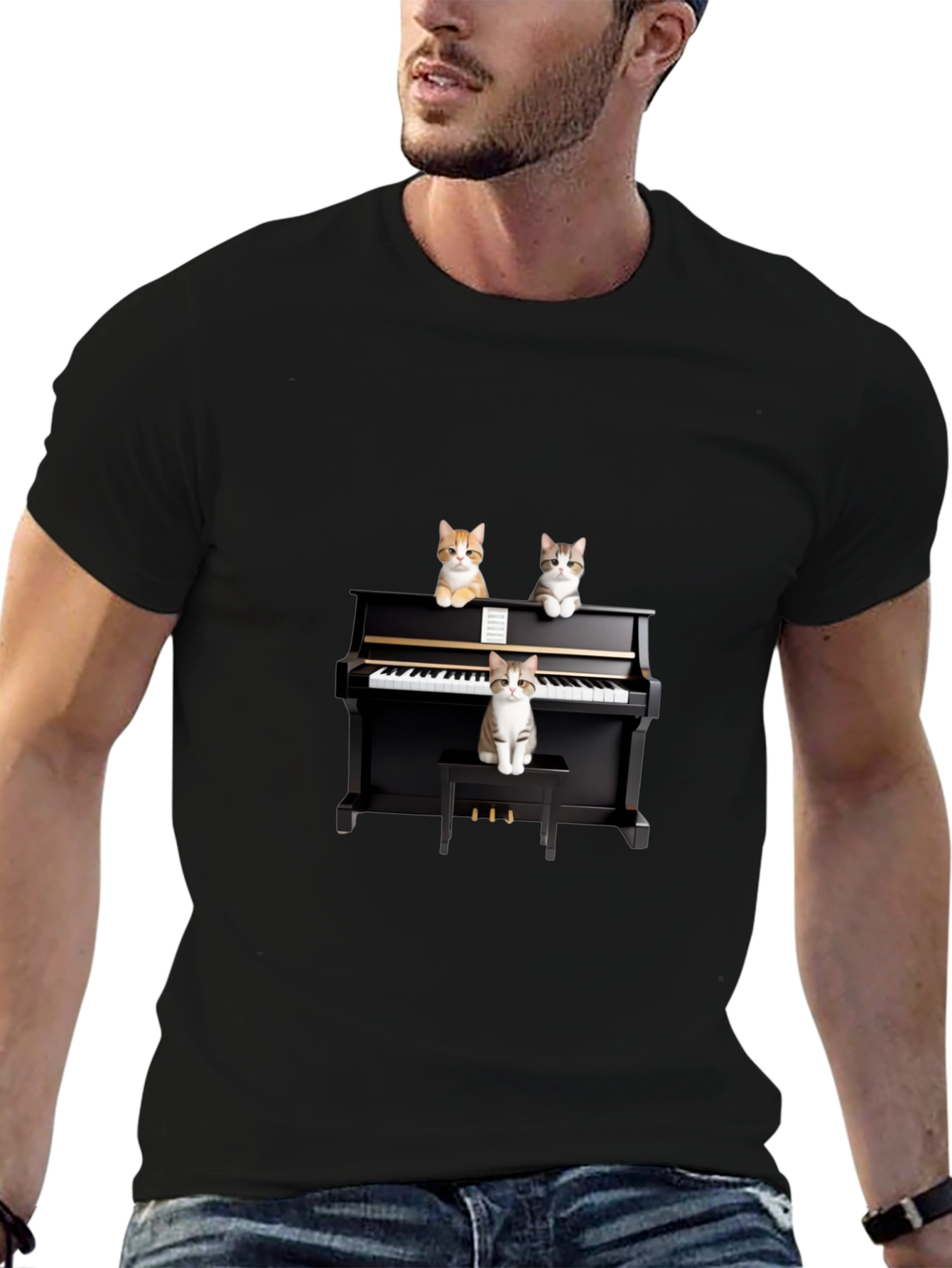 Cat Piano Concert T-Shirt