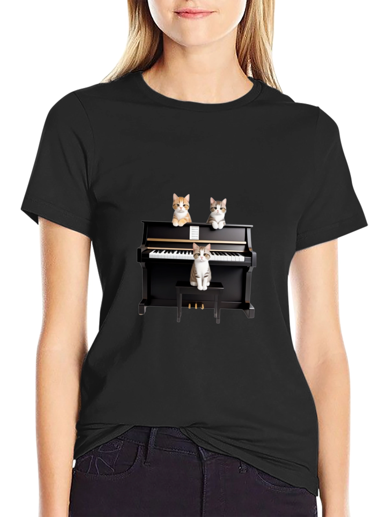 Cat Piano Concert T-Shirt