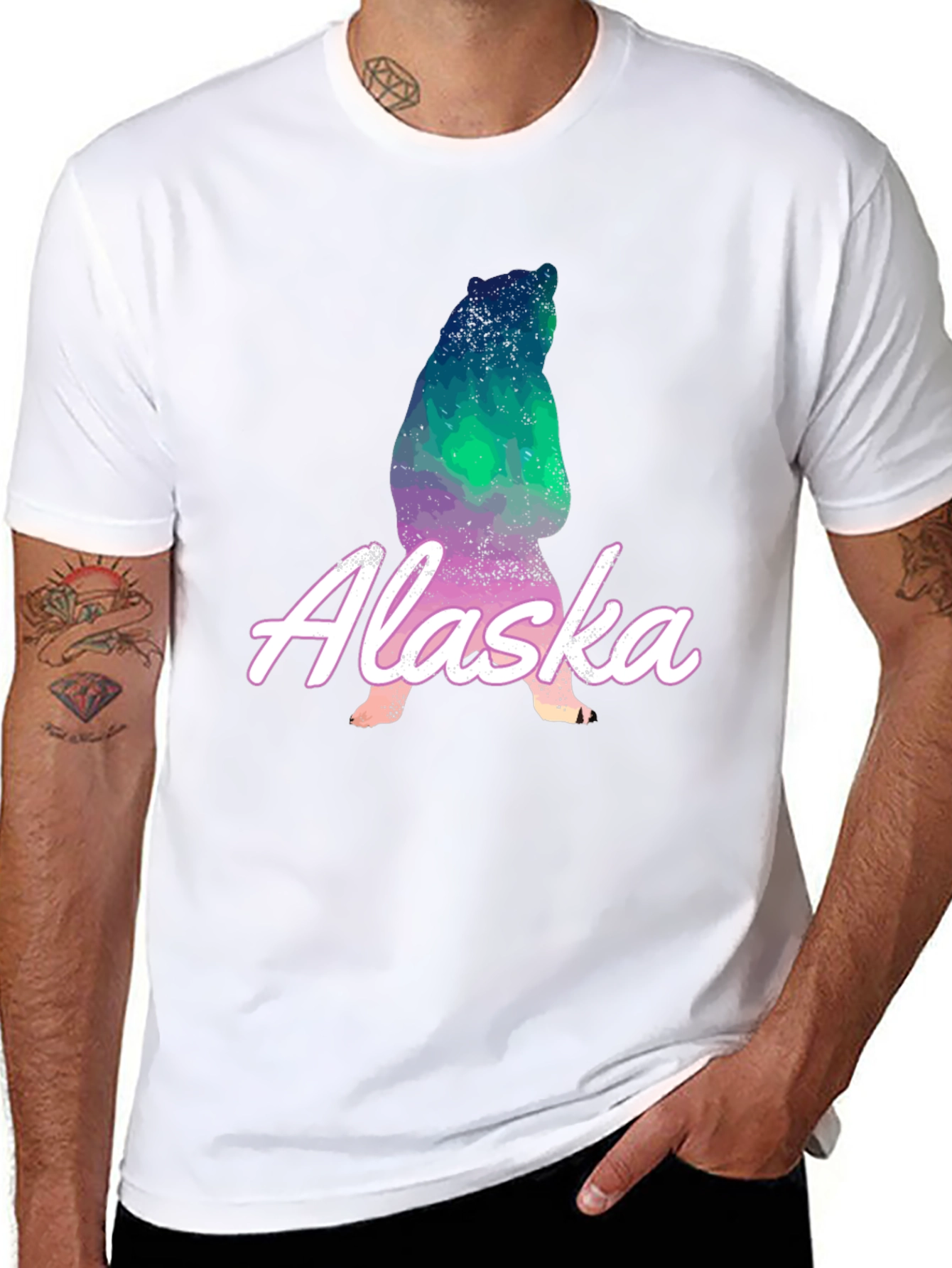 Alaska Bear T-Shirt - Nature Inspired Graphic Tee