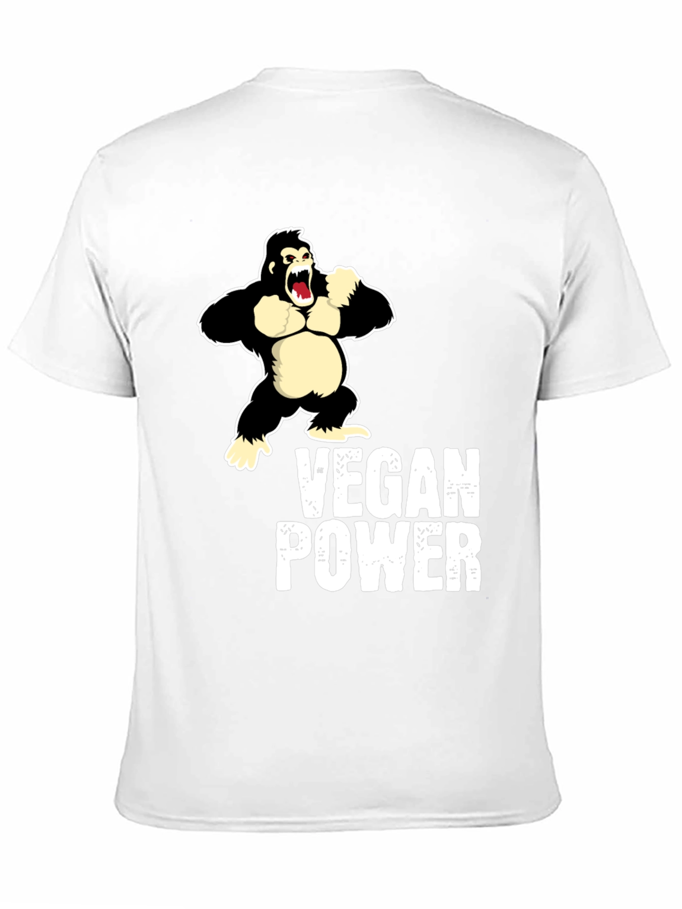 Vegan Power Gorilla Graphic Tee