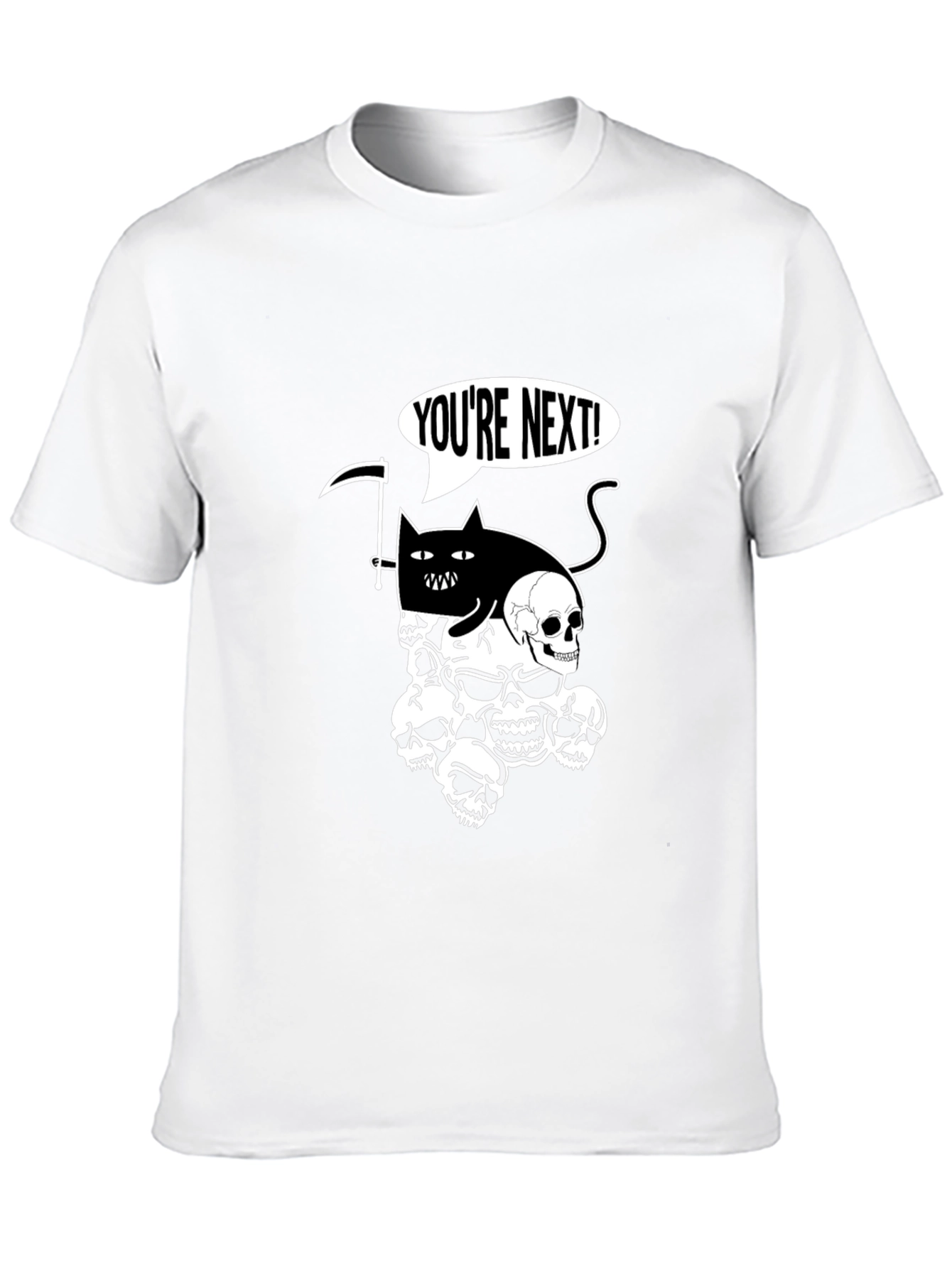 Grim Reaper Cat T-Shirt - Youre Next!