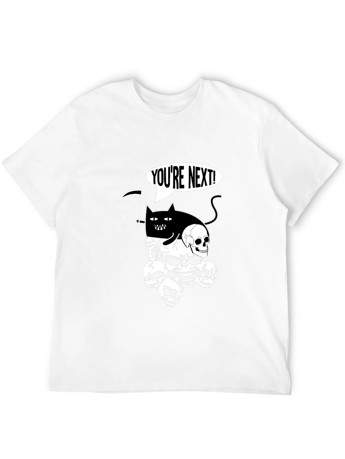 Grim Reaper Cat T-Shirt - Youre Next!