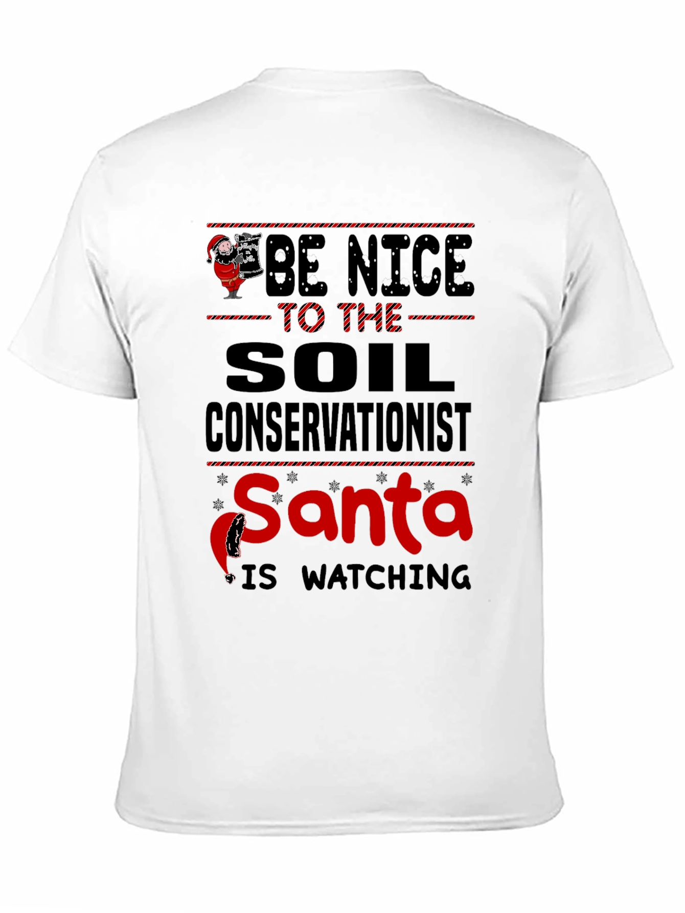 Soil Conservationist Santa Christmas T-Shirt