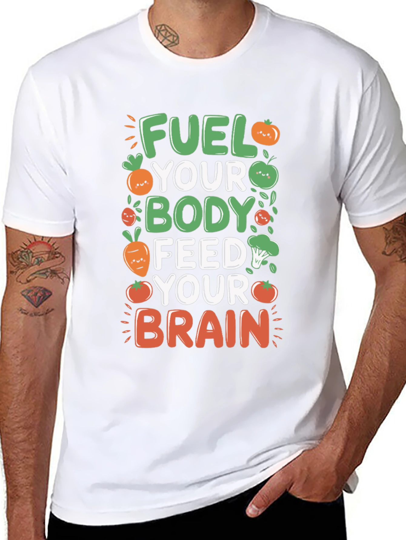 Fuel Your Body Brain T-Shirt