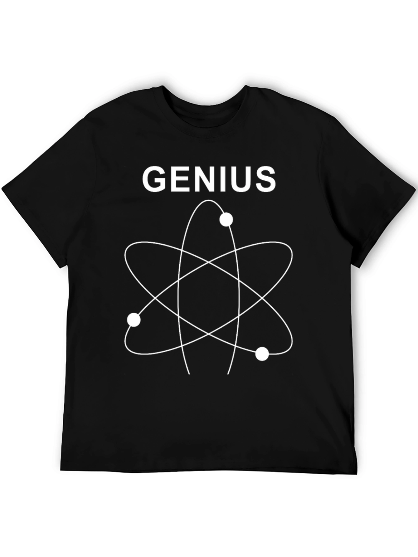 Genius Atom Graphic T-Shirt - Science Nerd Tee