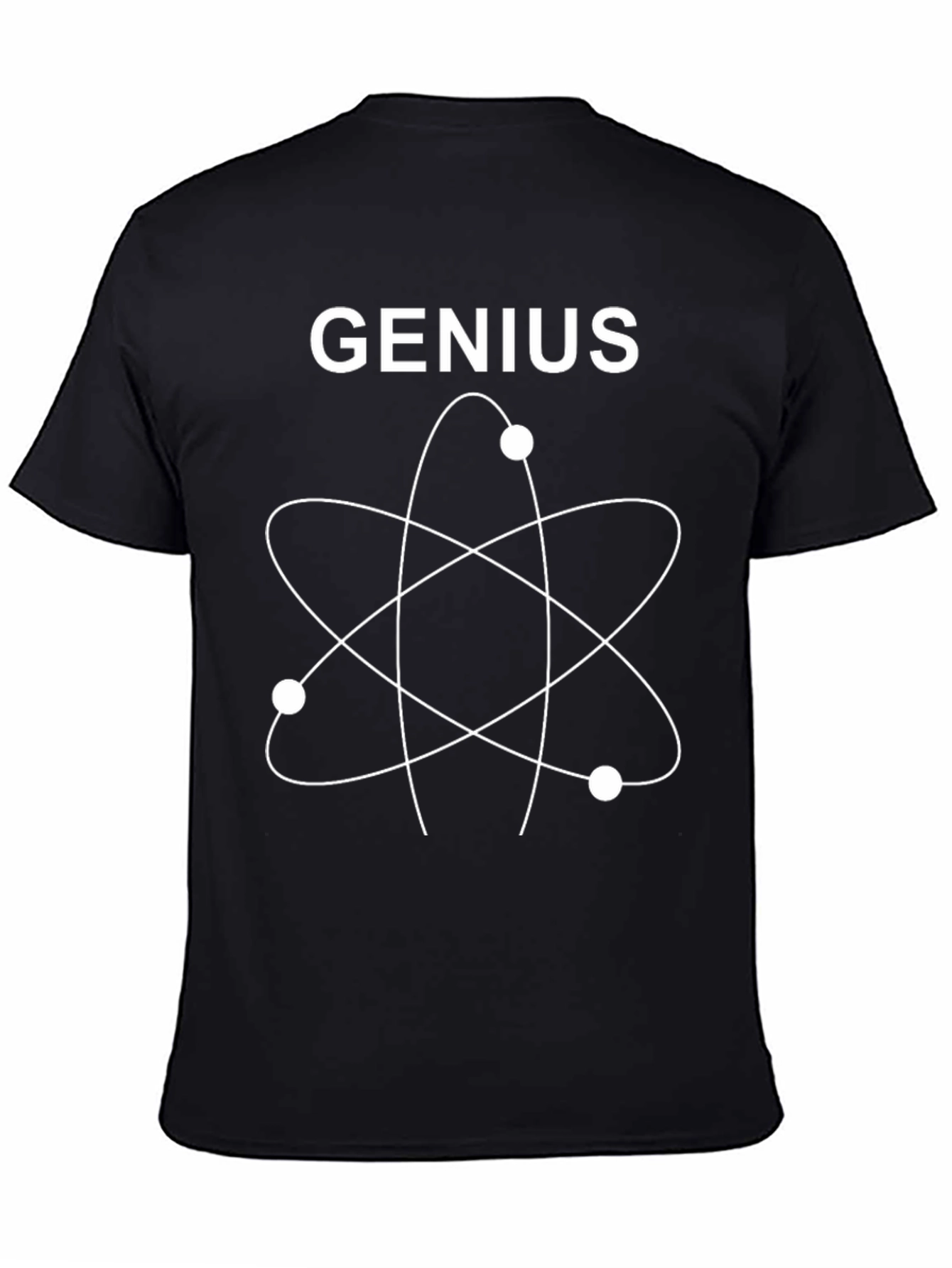 Genius Atom Graphic T-Shirt - Science Nerd Tee
