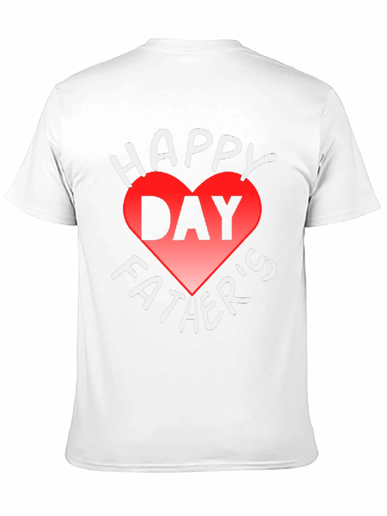 Happy Fathers Day Heart Graphic T-Shirt