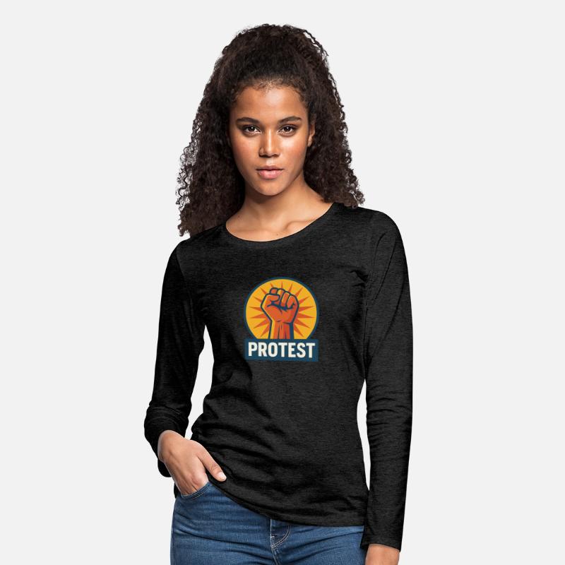 Empowering Protest Fist Badge