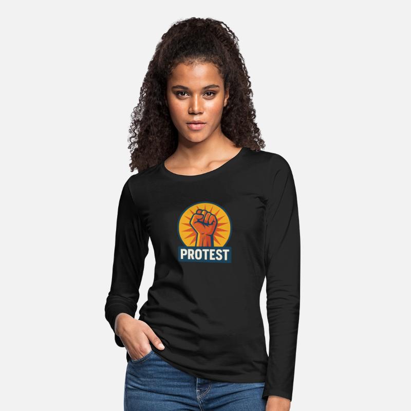 Empowering Protest Fist Badge