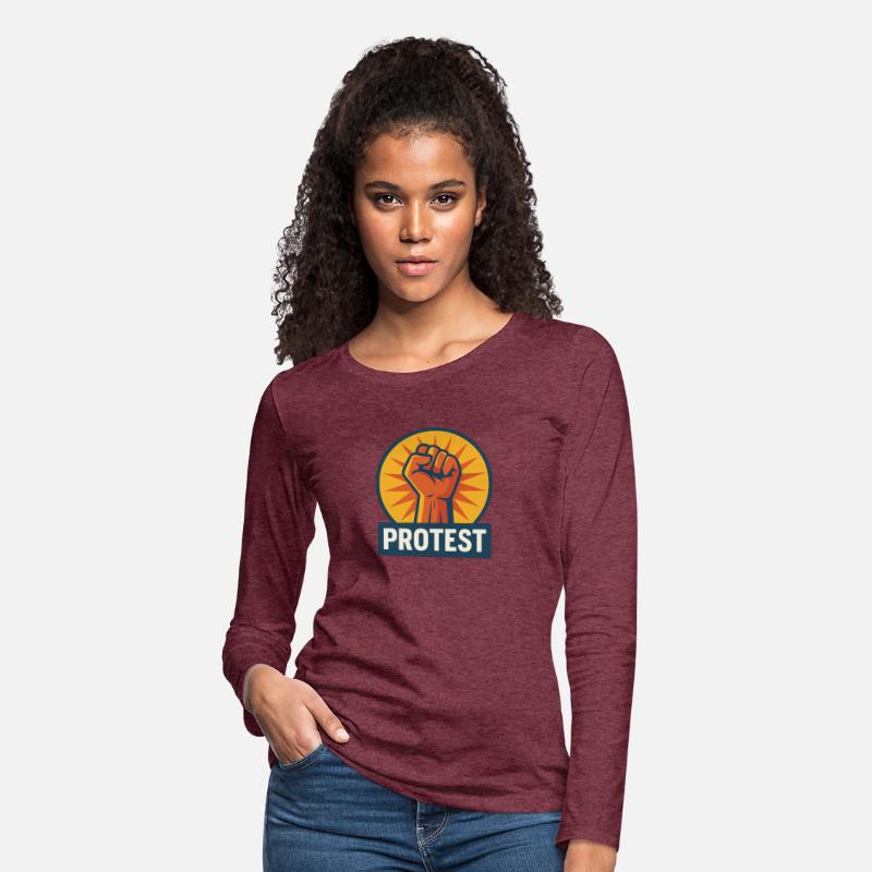 Empowering Protest Fist Badge