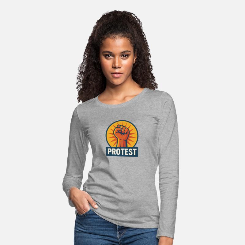 Empowering Protest Fist Badge