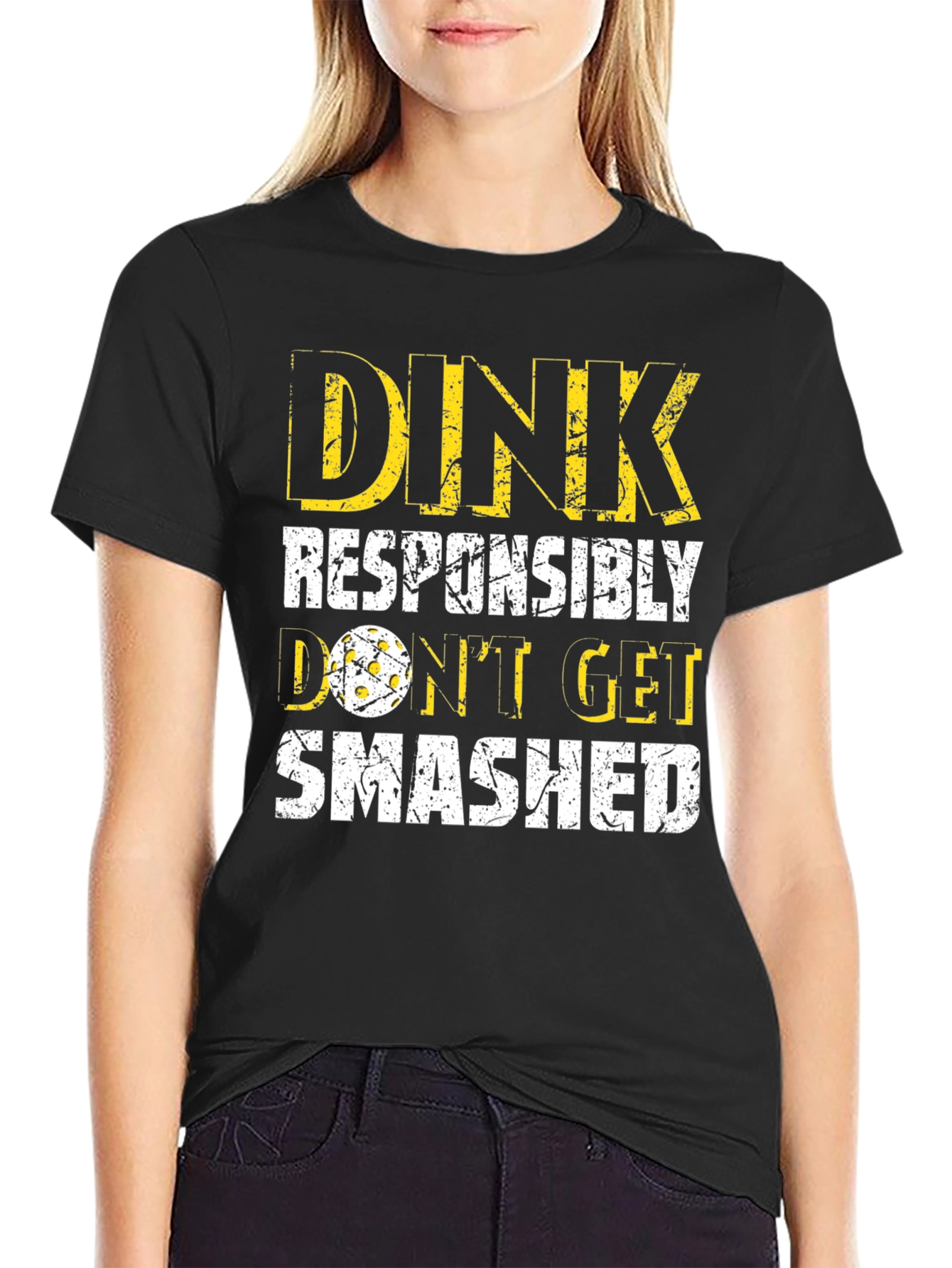 Dink Responsibly T-Shirt - Pickleball Apparel