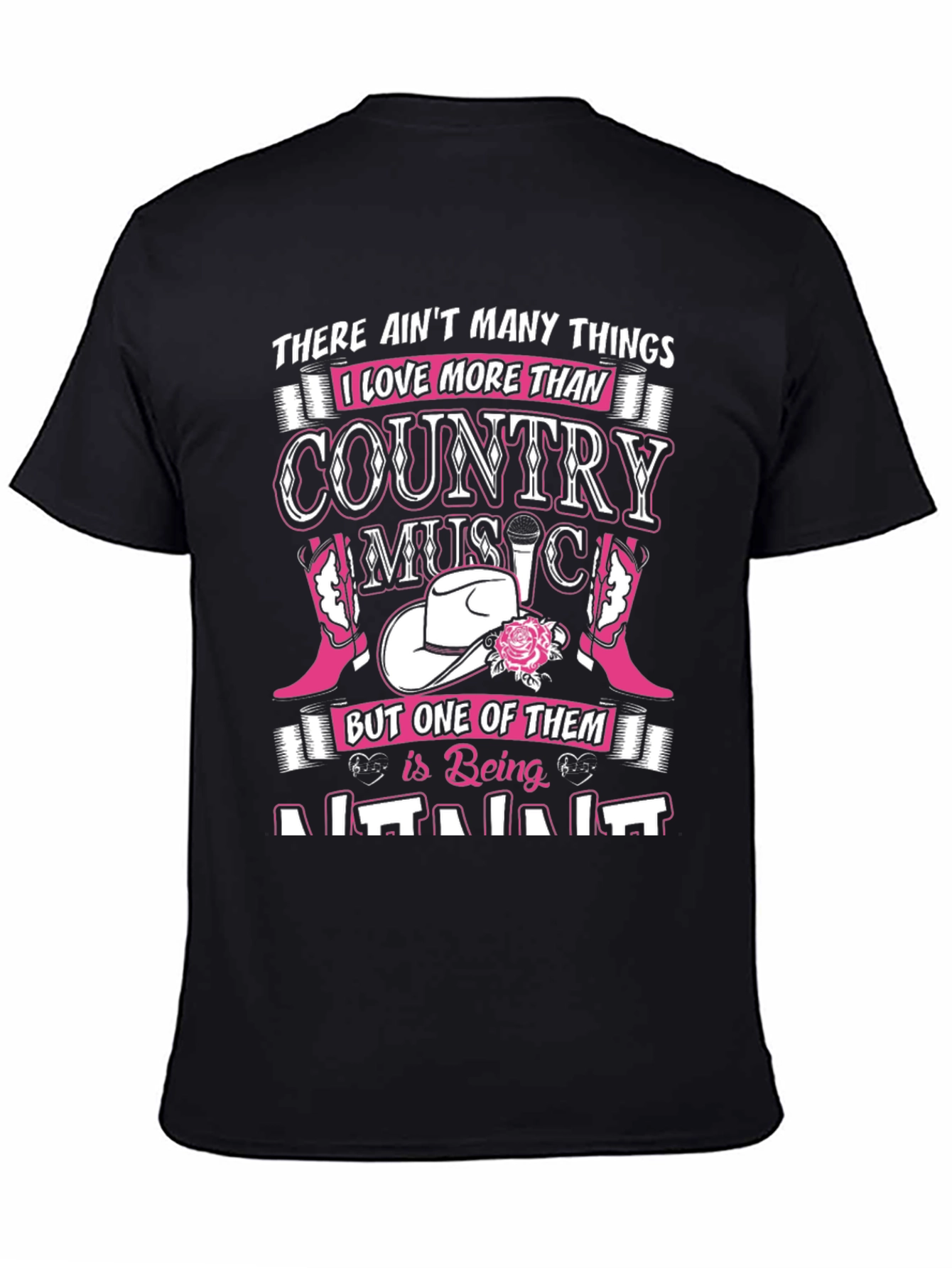 Country Music Nana T-Shirt - Graphic Tee
