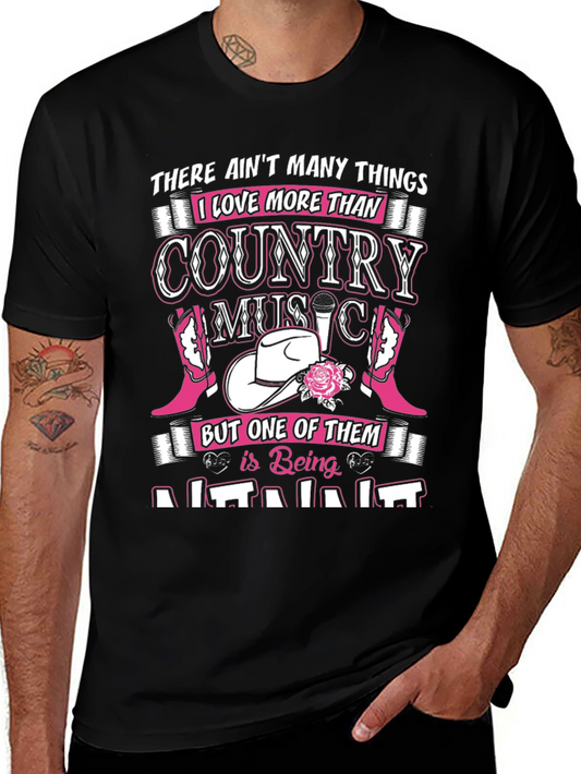 Country Music Nana T-Shirt - Graphic Tee