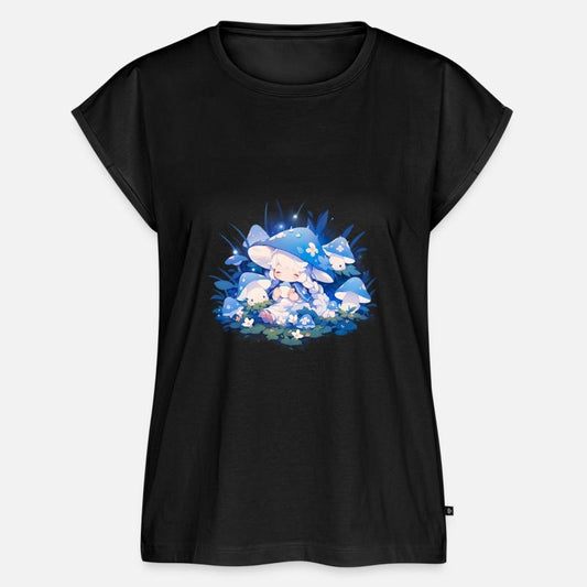 Enchanting Fairy in the Shining Mushroom Garden