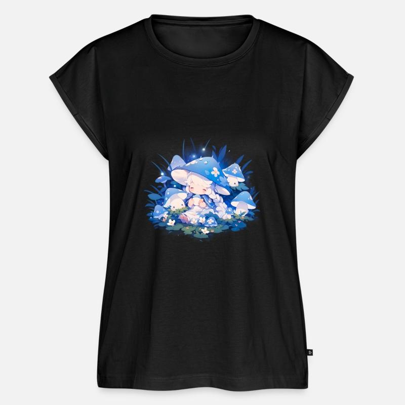 Enchanting Fairy in the Shining Mushroom Garden