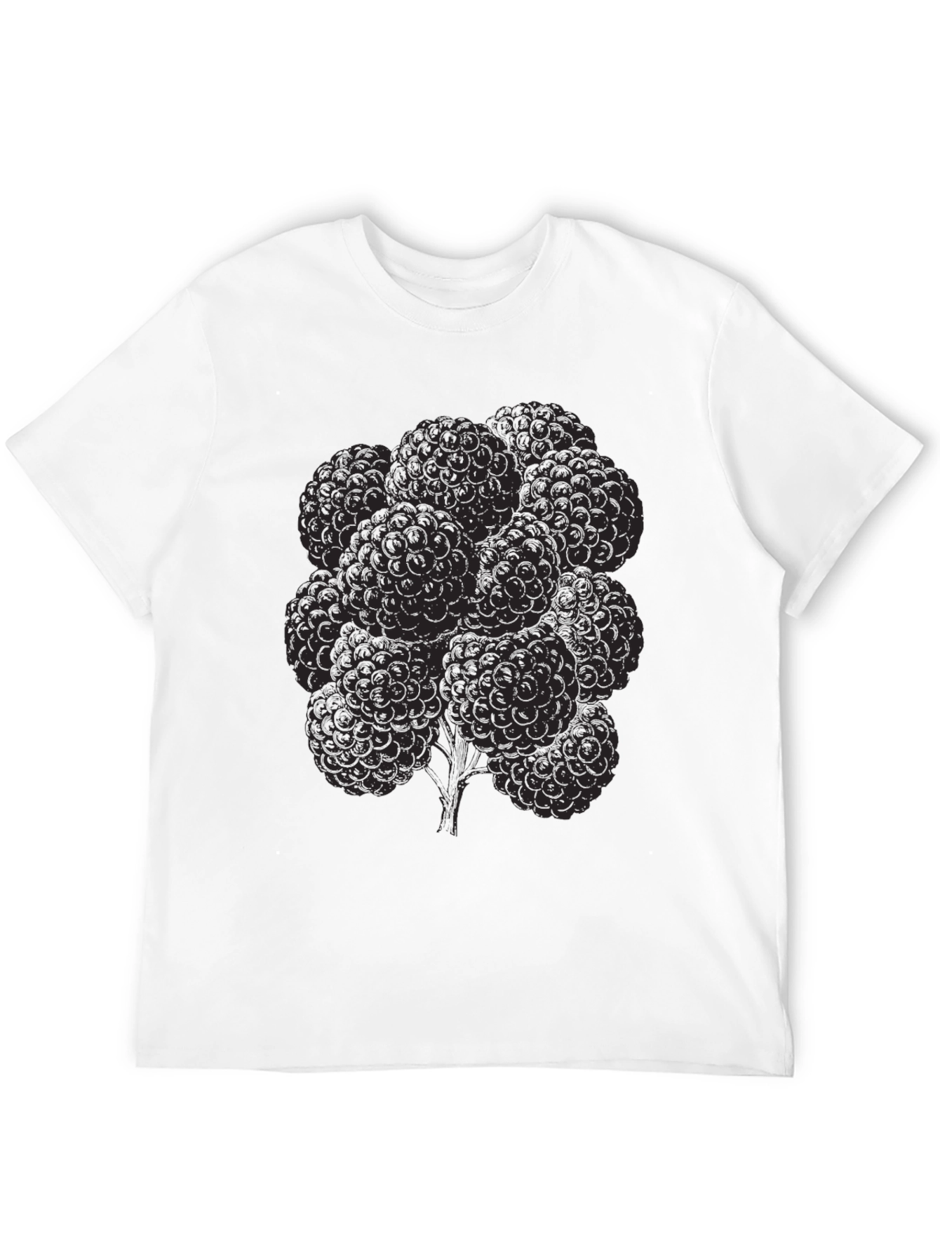 Unique Pattern Black T-Shirt