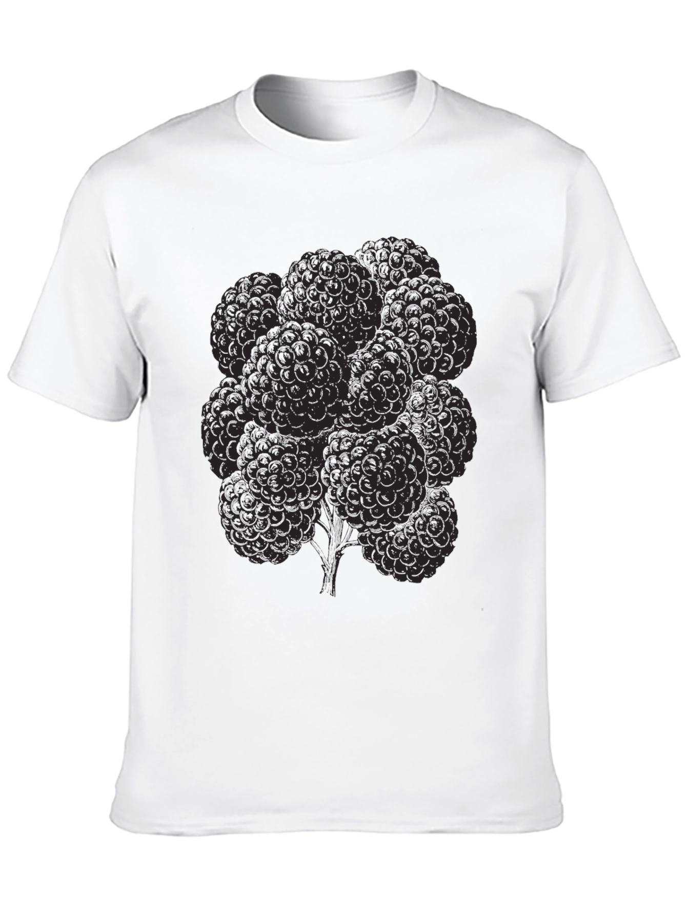 Unique Pattern Black T-Shirt