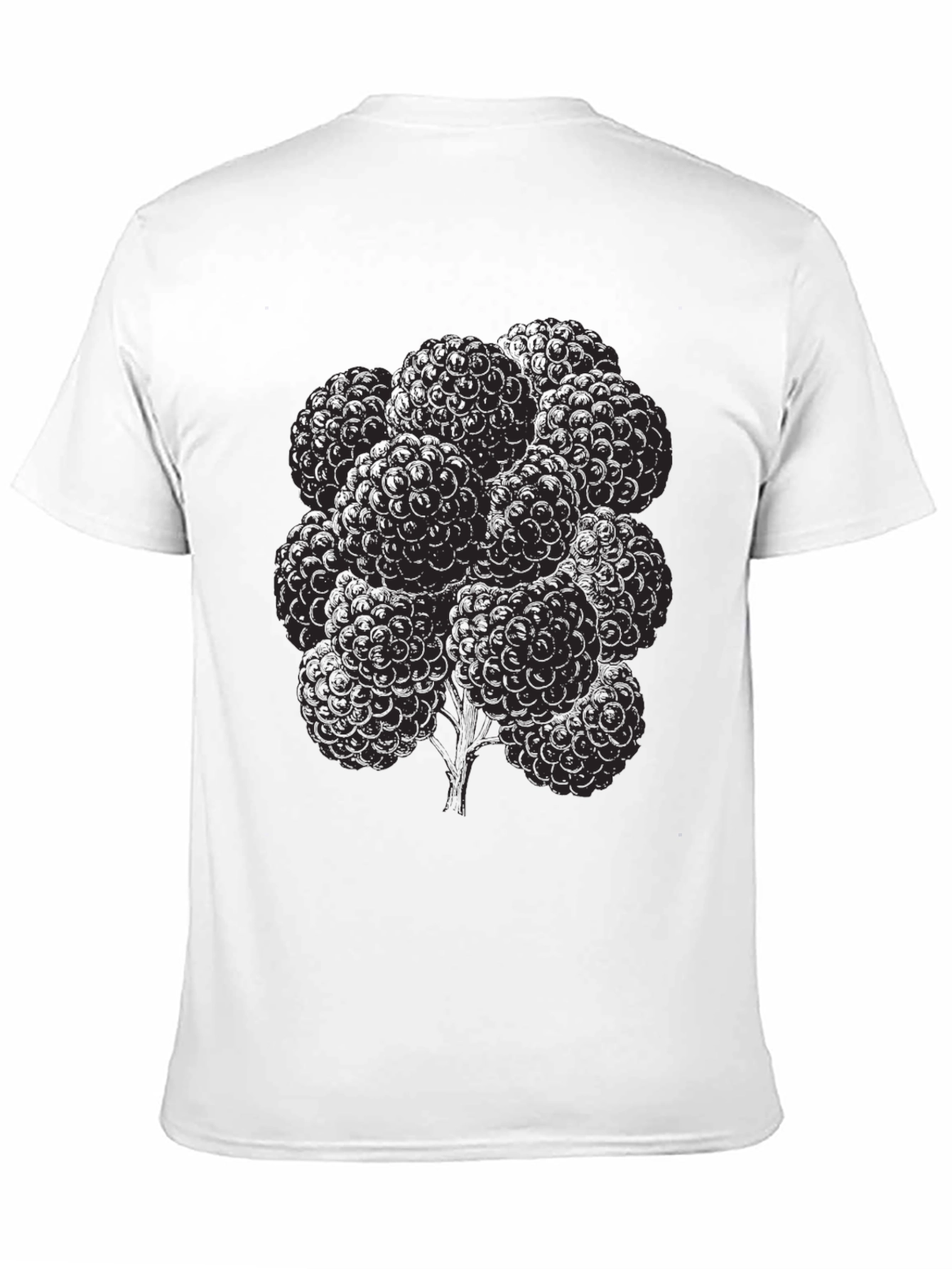 Unique Pattern Black T-Shirt