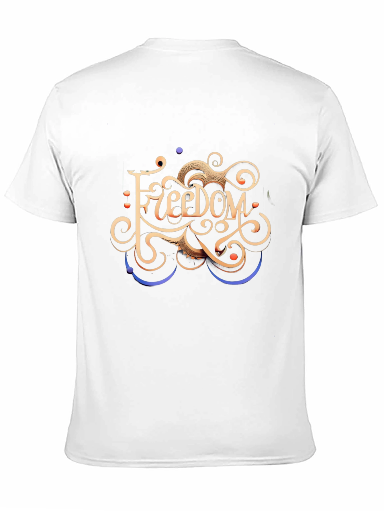 Freedom Graphic Black T-Shirt