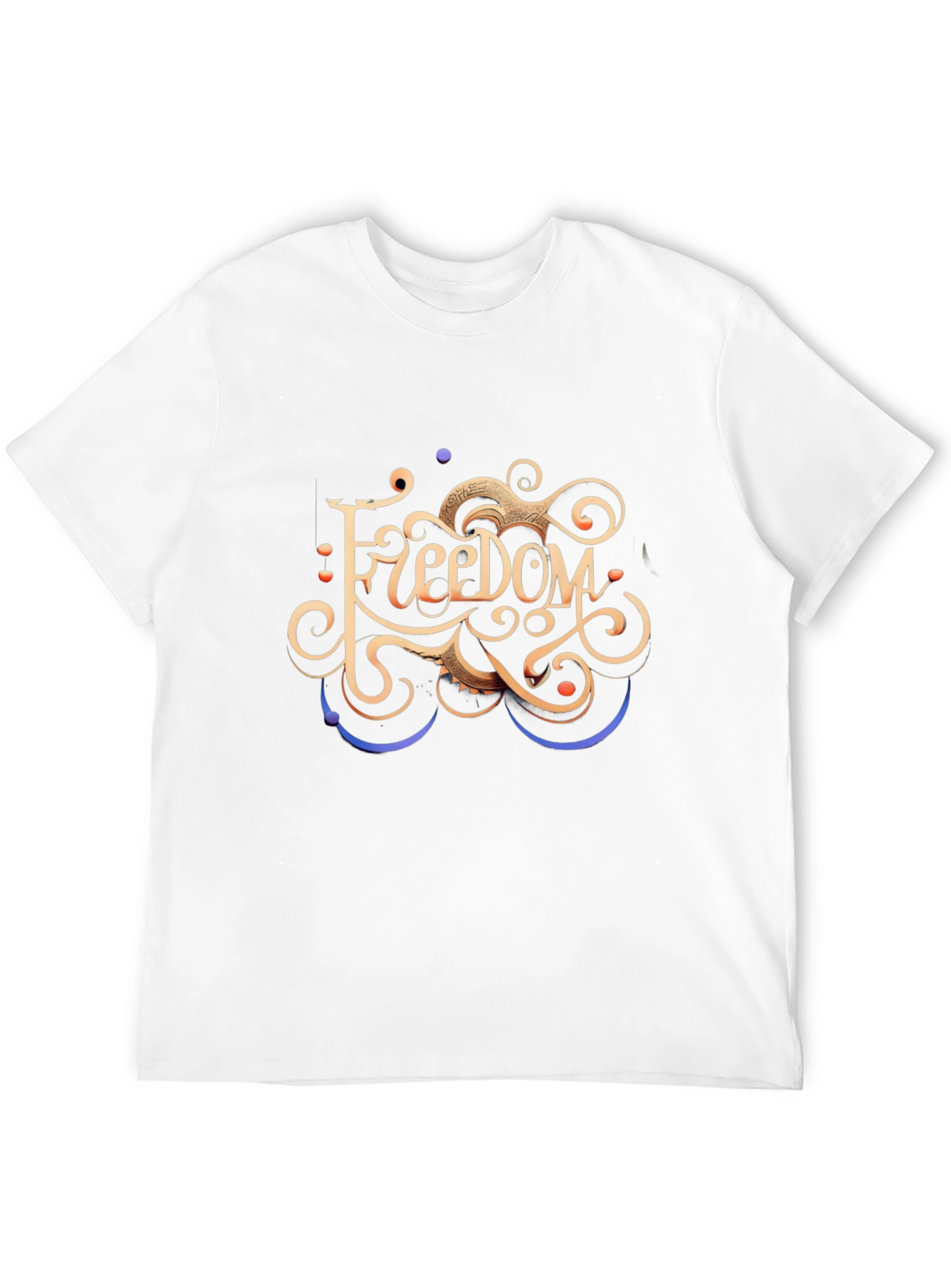 Freedom Graphic Black T-Shirt