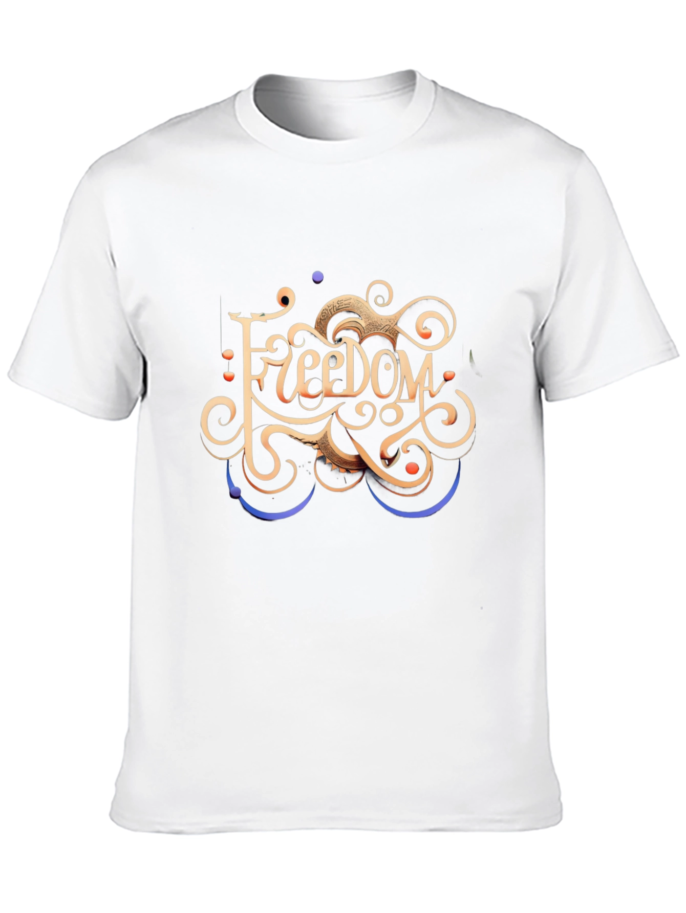 Freedom Graphic Black T-Shirt