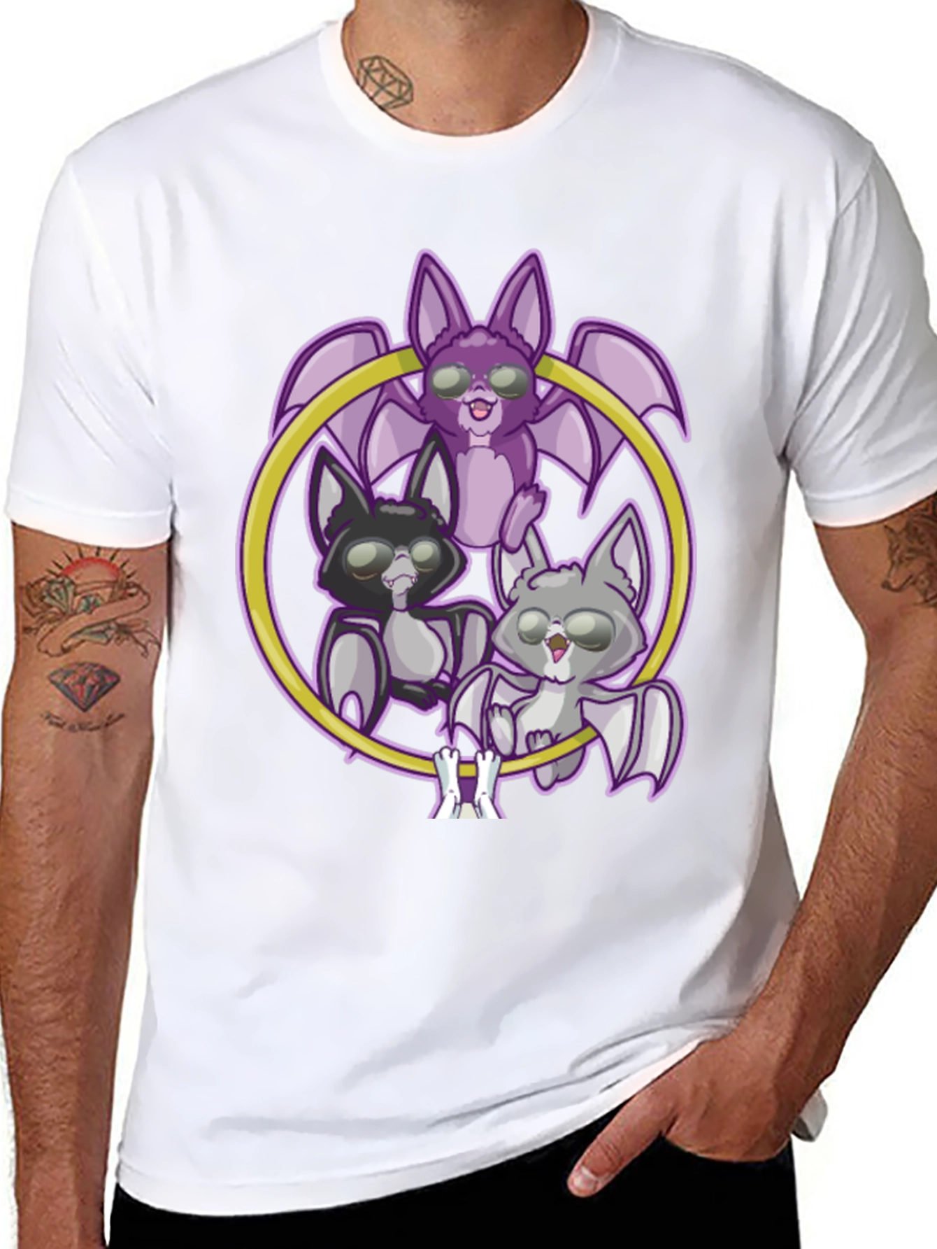 Cool Bats T-Shirt - Fun Graphic Tee