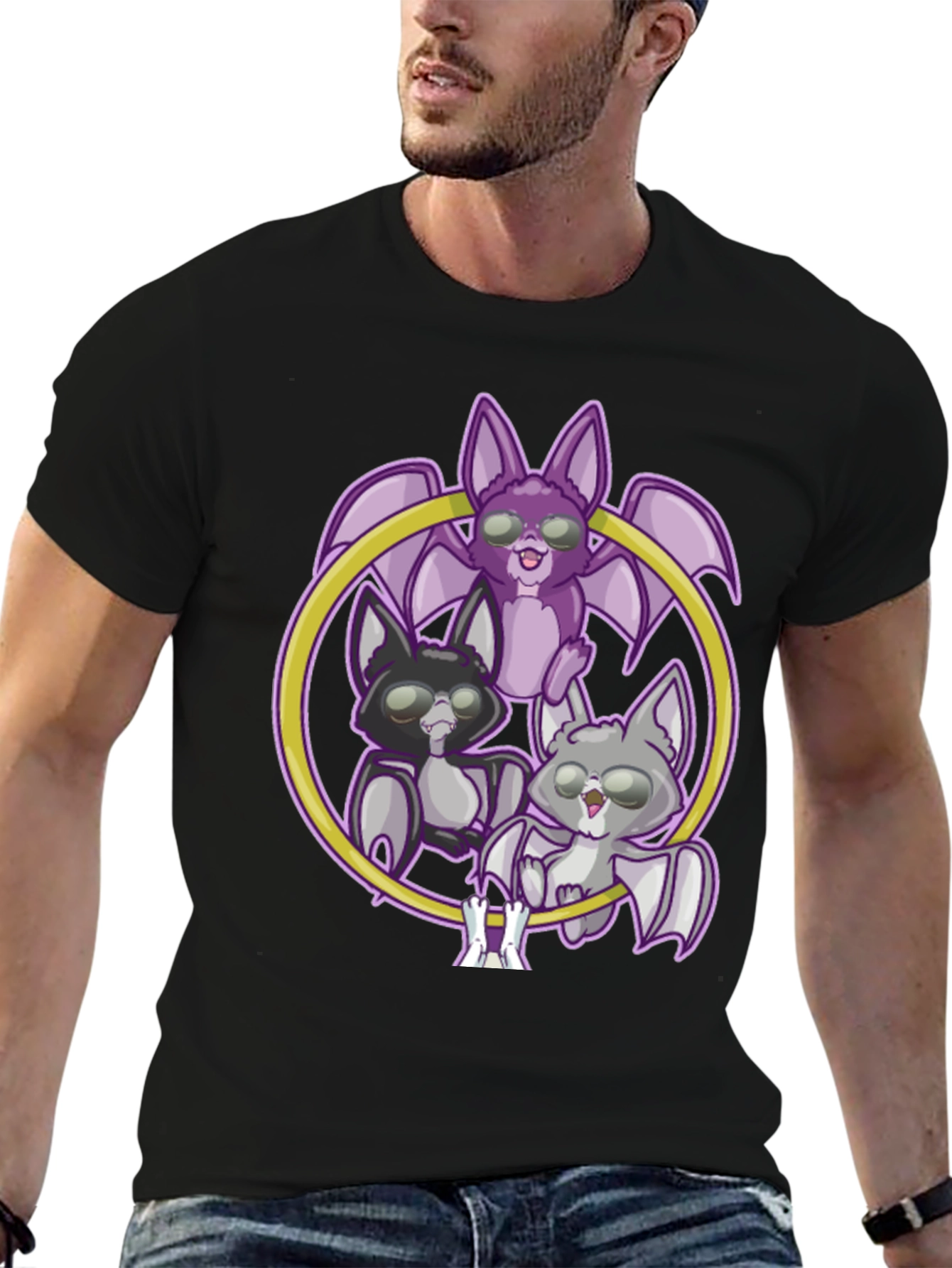 Cool Bats T-Shirt - Fun Graphic Tee