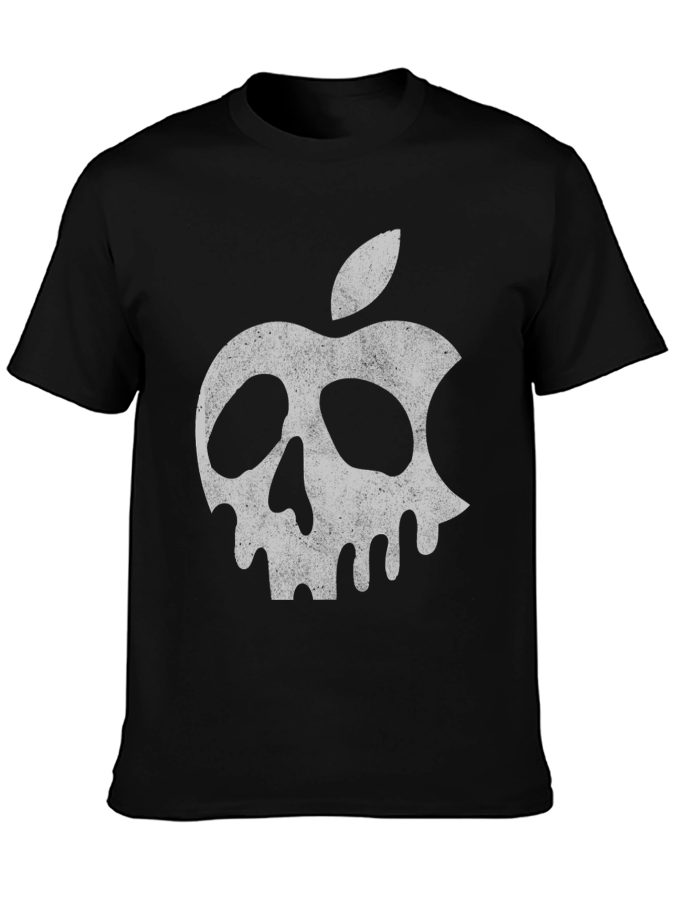 Skull Apple Graphic Tee - Mens Black T-Shirt