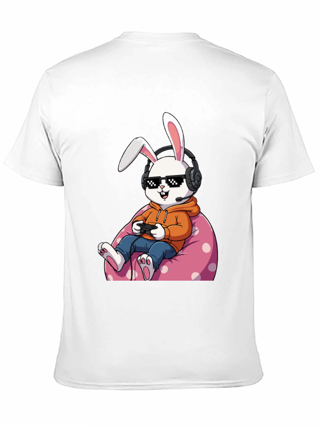Gamer Bunny T-Shirt - Cool Graphic Tee