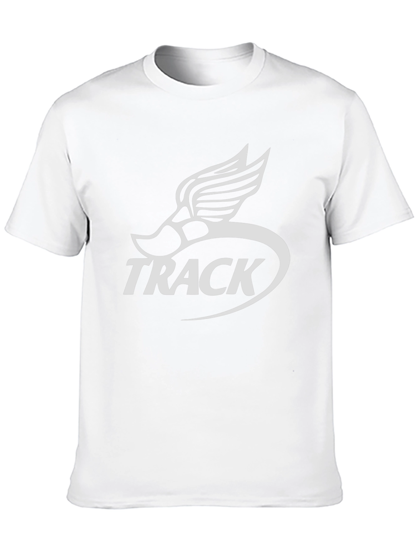 Track and Field Inspired Graphic Tee - Athletic Design