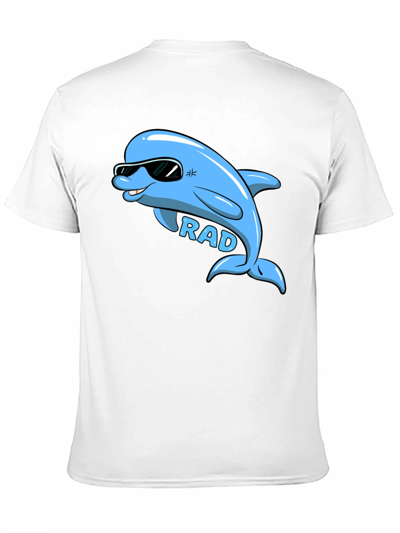 Rad Dolphin Graphic T-Shirt - Cool Cartoon Tee