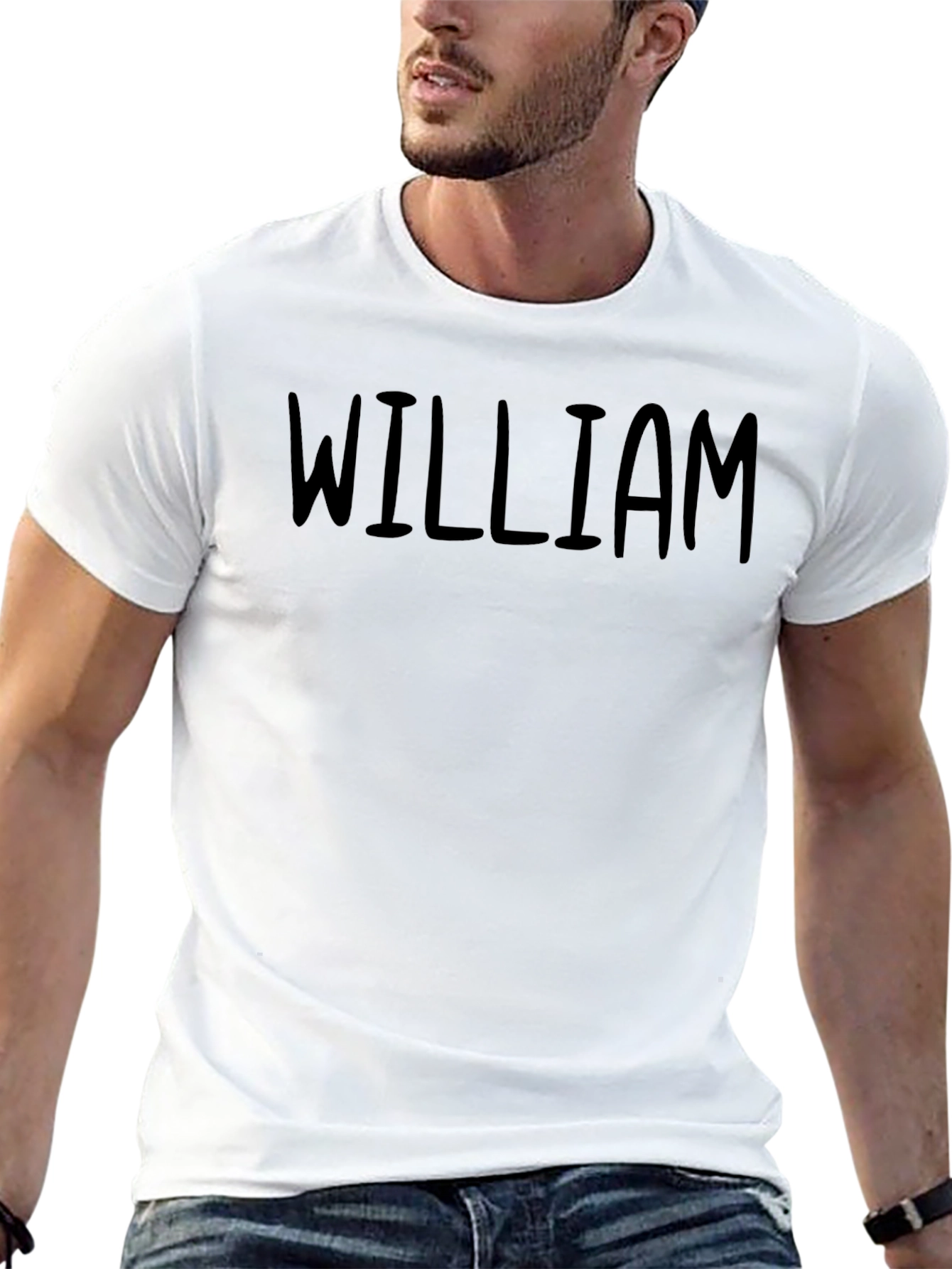 William Black Graphic Tee - Personalized Style