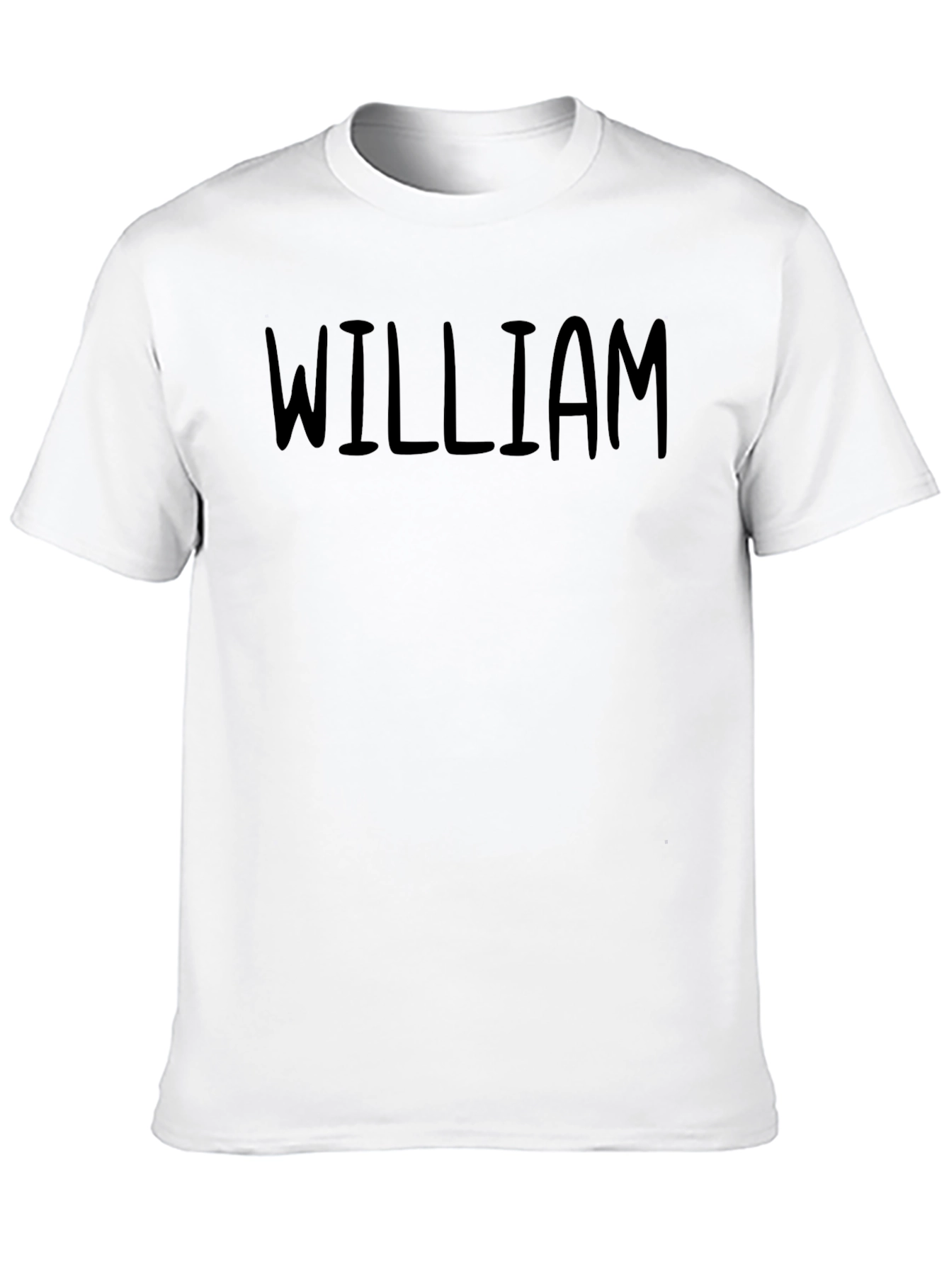 William Black Graphic Tee - Personalized Style
