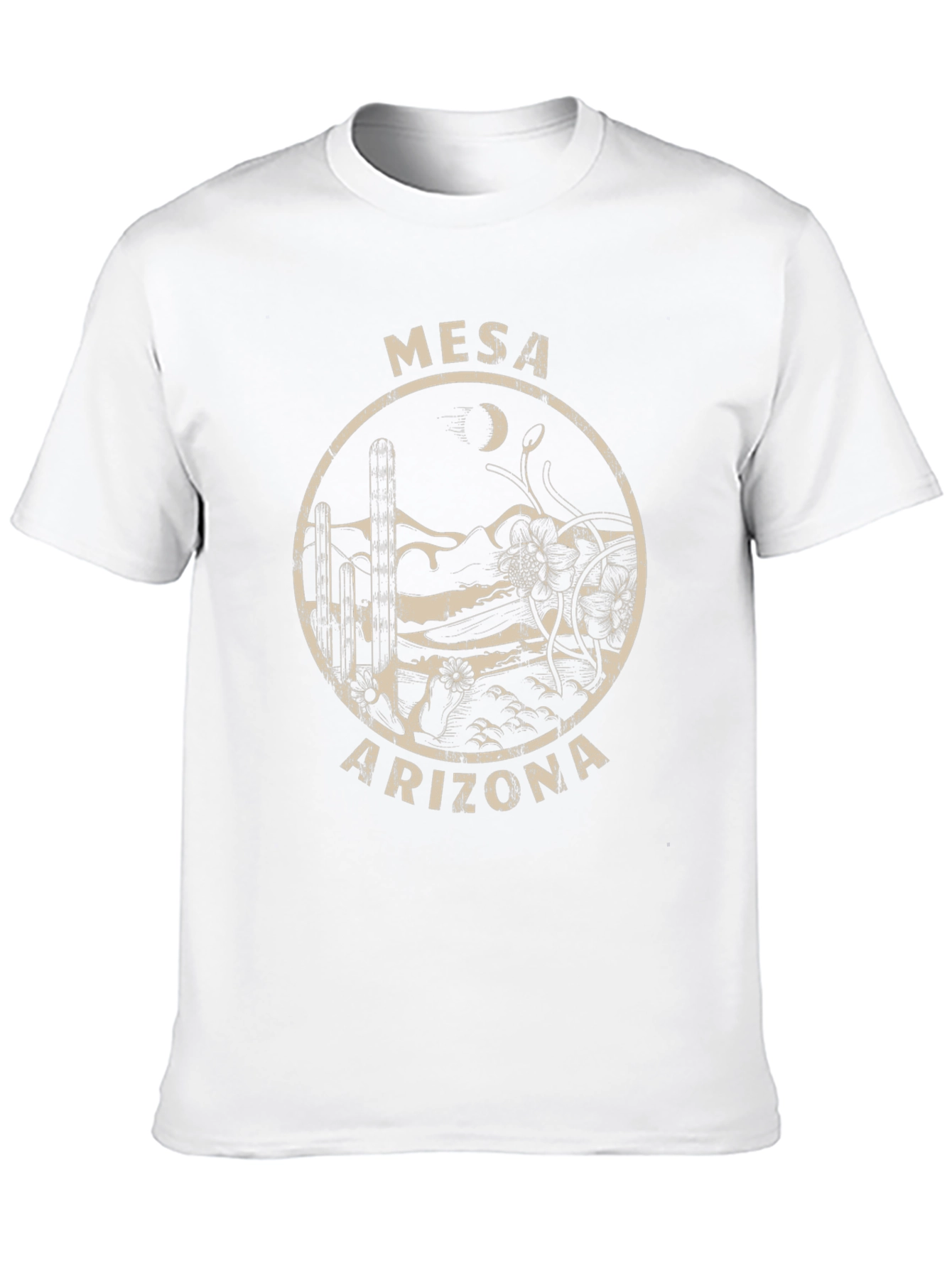 Mesa Arizona Graphic Tee - Desert Cactus Design